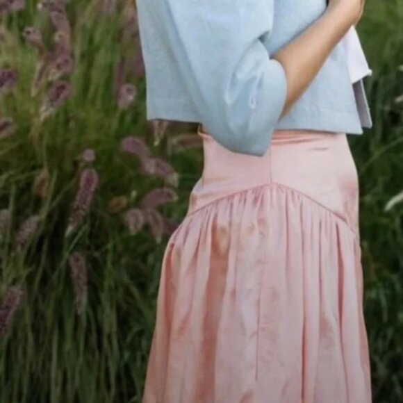 Horses Pink High Waisted V-Skirt - Picture 6 of 6